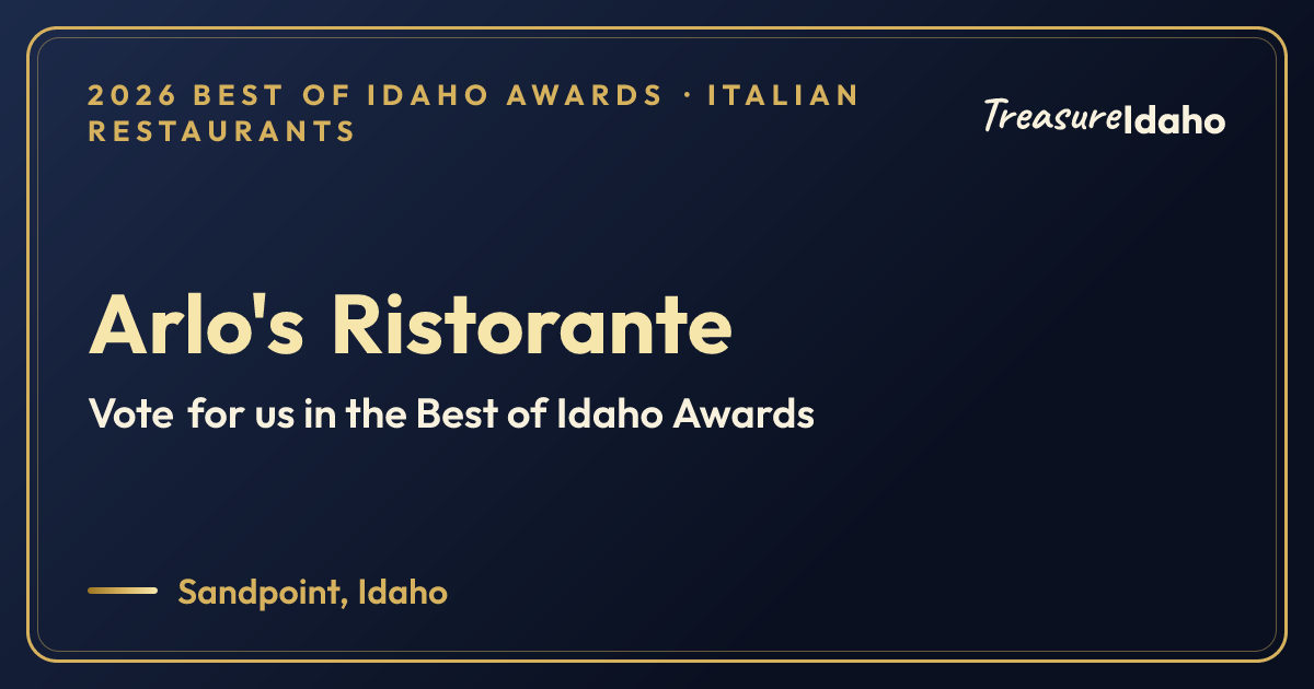Vote for Arlo's Ristorante card for Italian restaurants