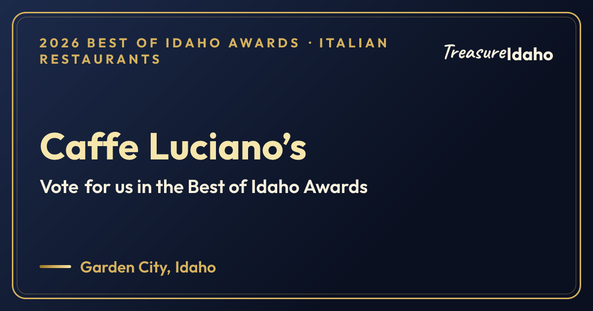 Vote for Caffe Luciano’s card for Italian restaurants