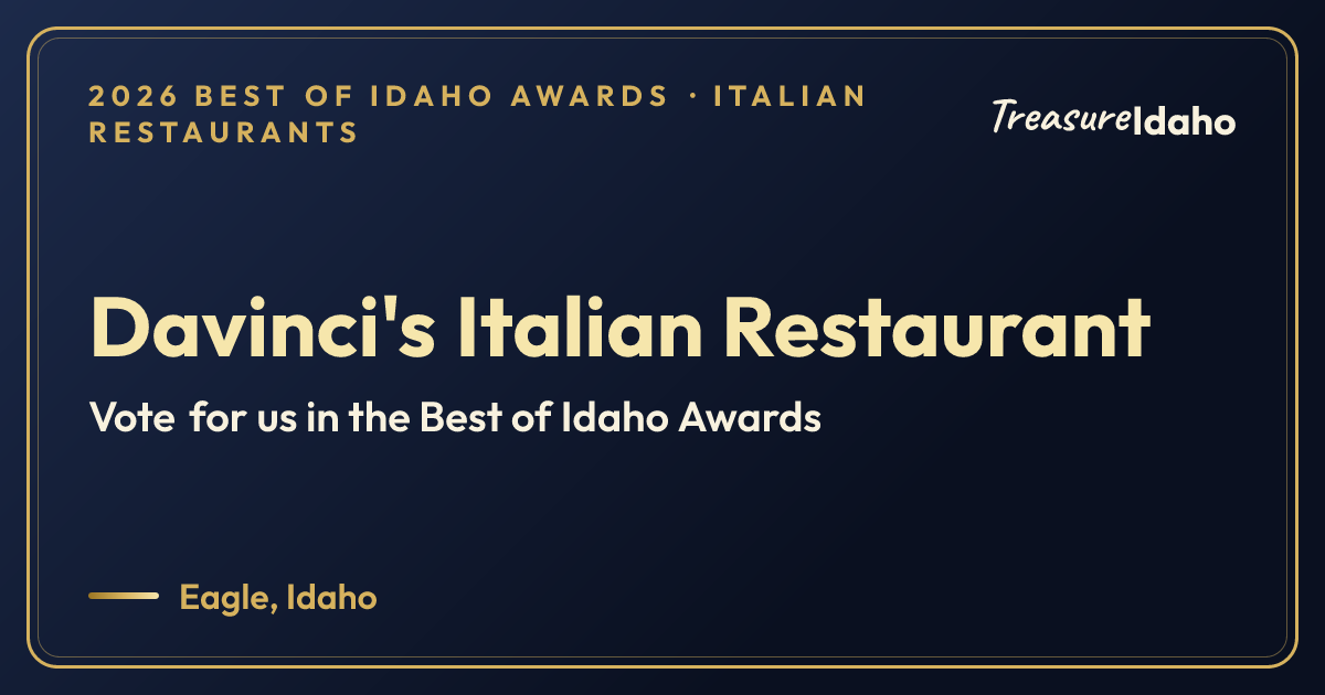 Vote for Davinci's Italian Restaurant card for Italian restaurants
