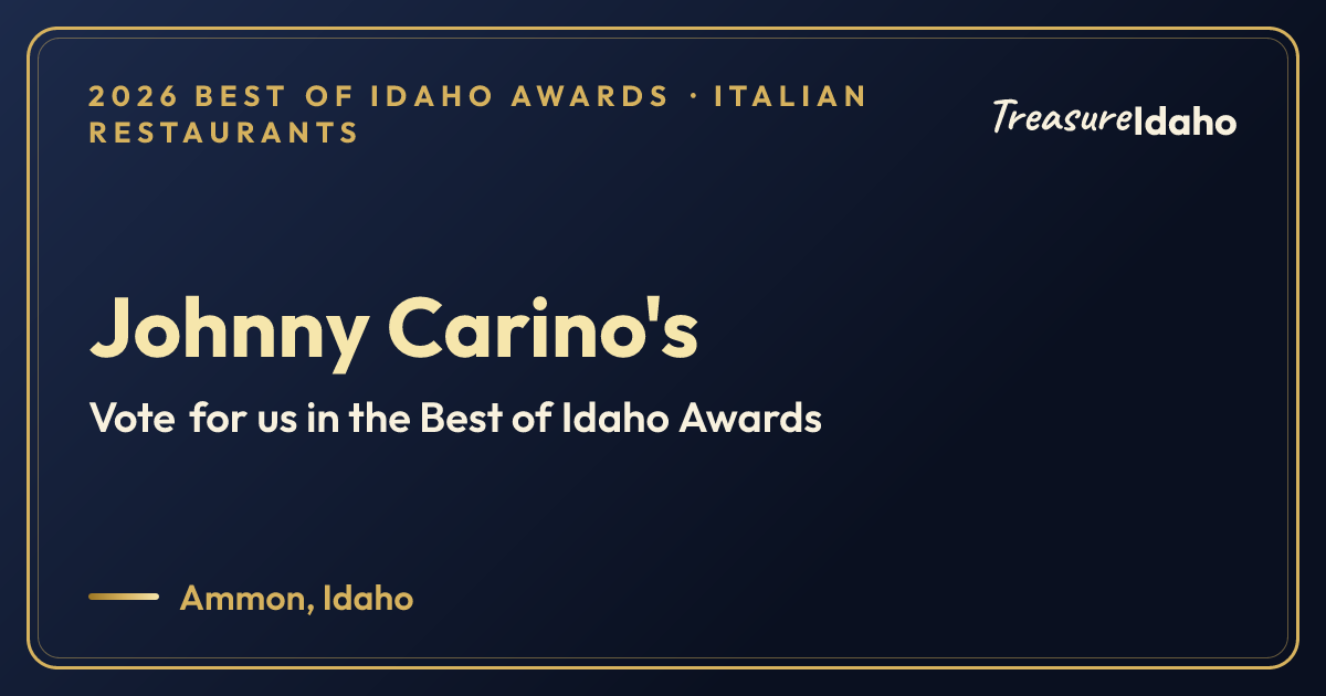 Vote for Johnny Carino's card for Italian restaurants