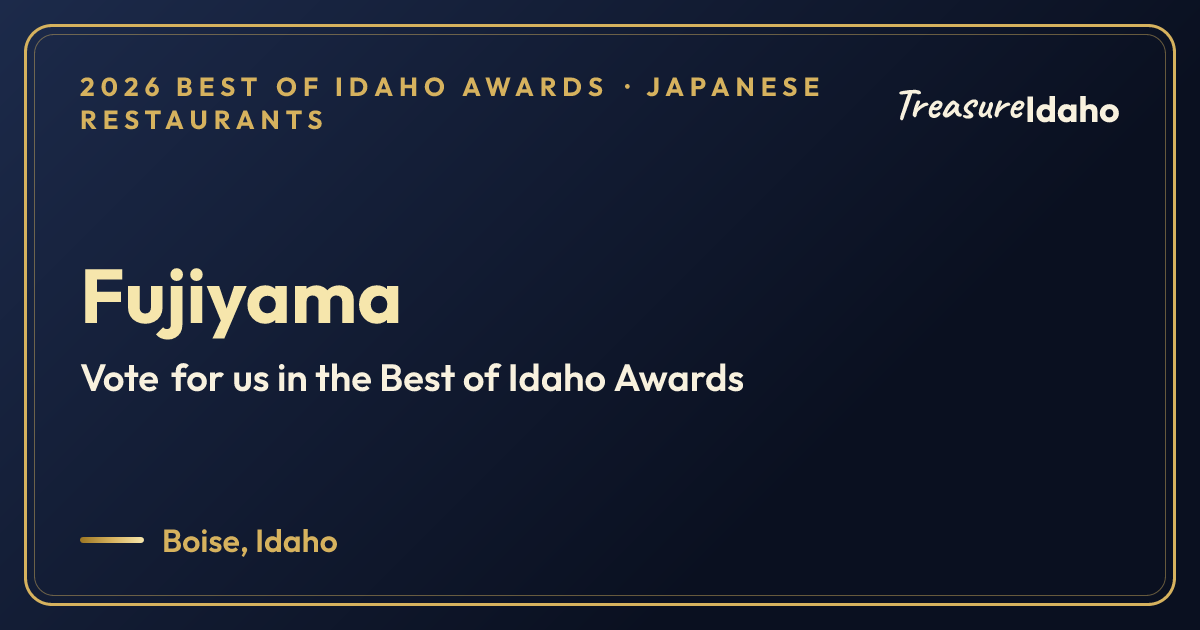 Vote for Fujiyama card for Japanese restaurants