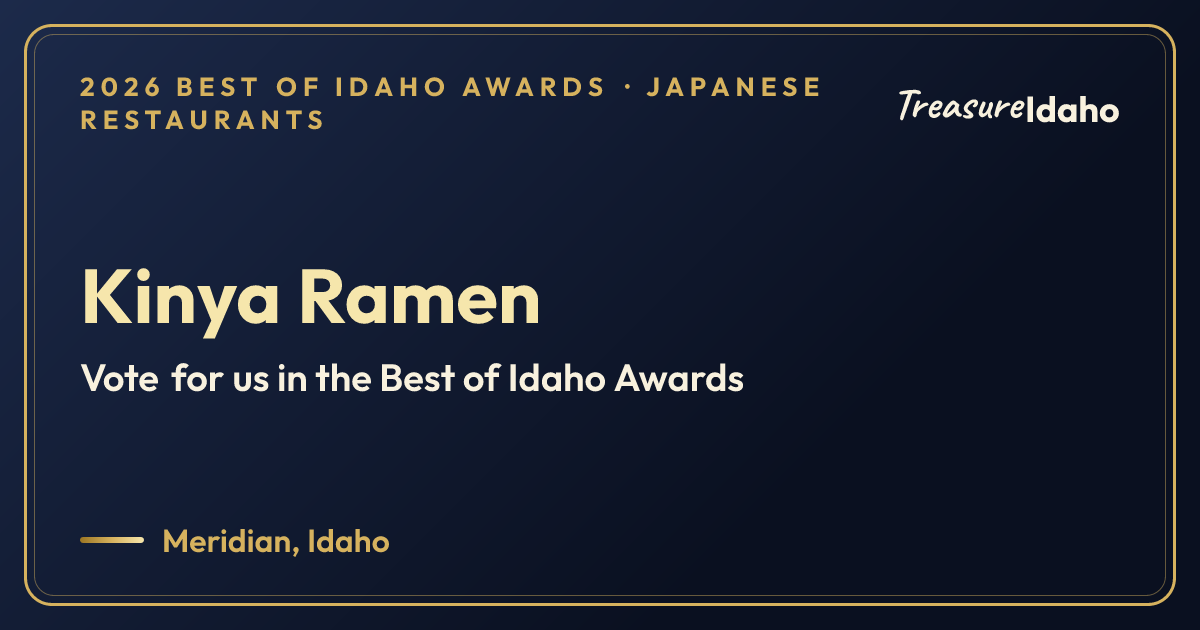 Vote for Kinya Ramen card for Japanese restaurants