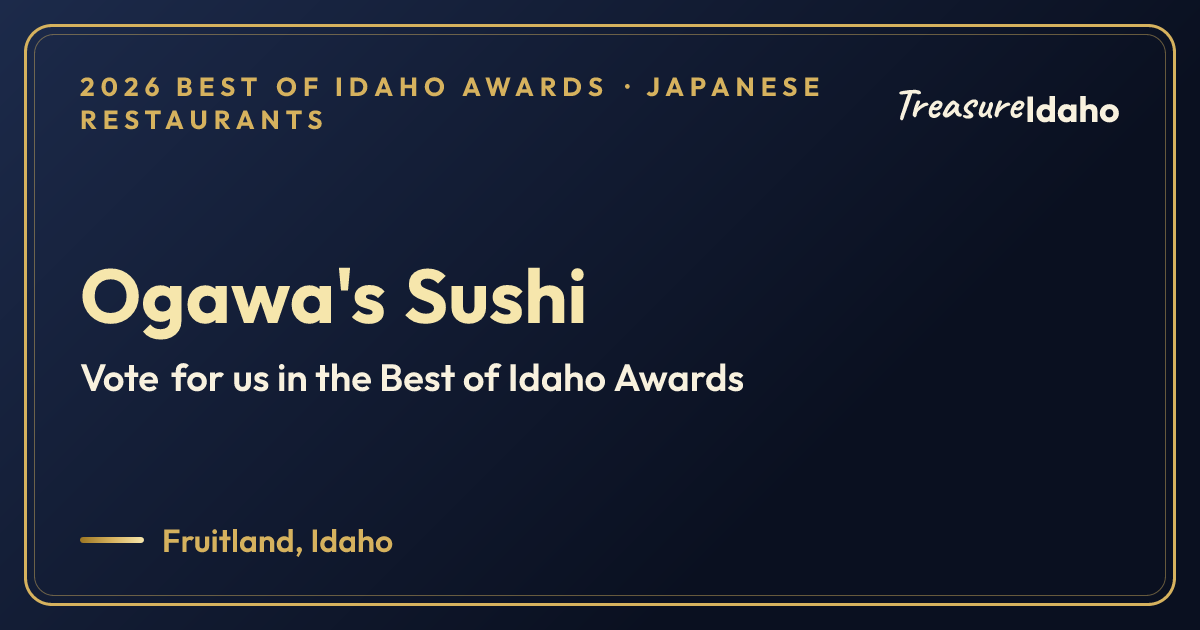 Vote for Ogawa's Sushi card for Japanese restaurants
