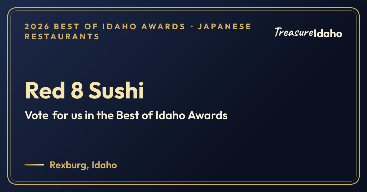 Vote for Red 8 Sushi card for Japanese restaurants
