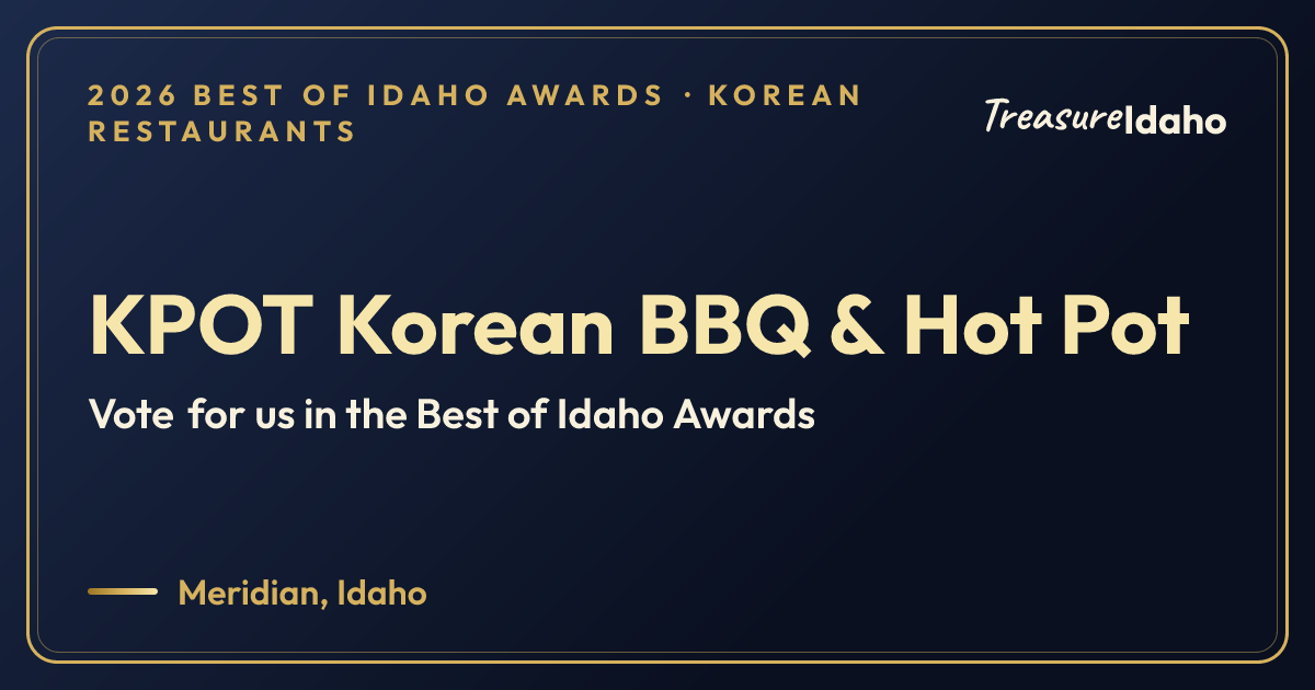 Vote for KPOT Korean BBQ & Hot Pot card for Korean restaurants