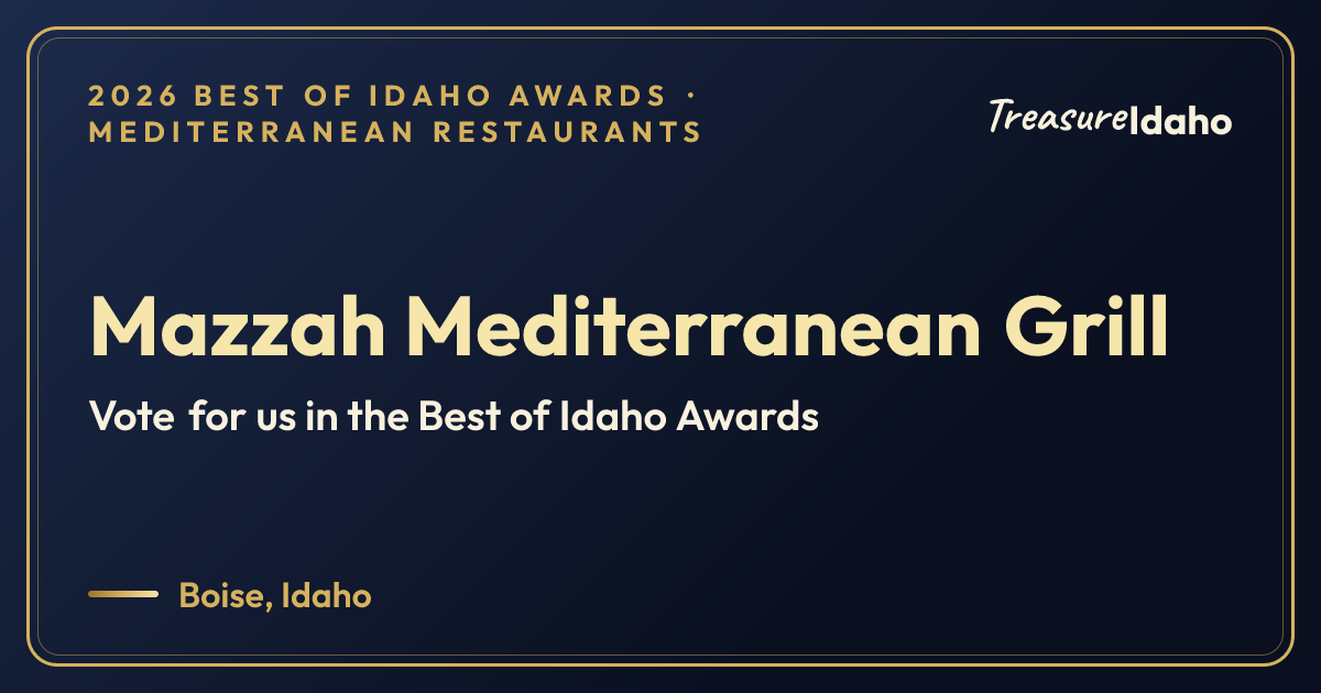 Vote for Mazzah Mediterranean Grill card for Mediterranean restaurants