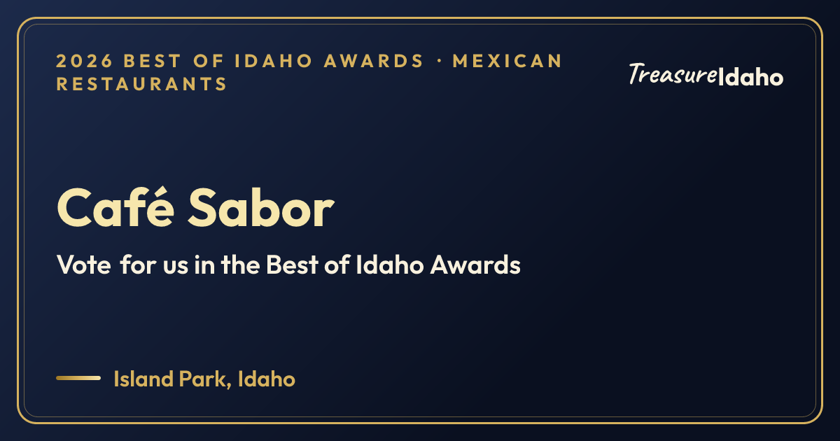 Vote for Café Sabor card for Mexican restaurants