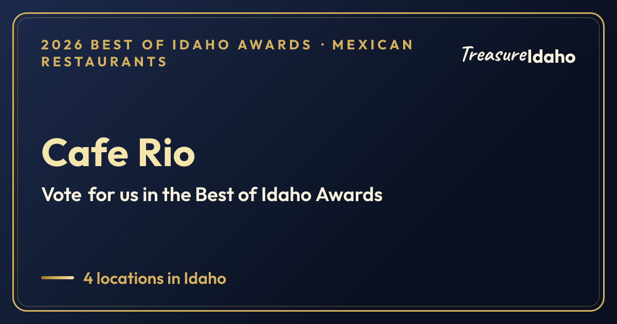 Vote for Cafe Rio card for Mexican restaurants