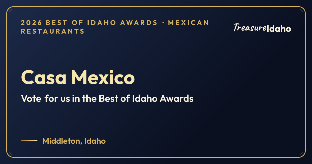 Vote for Casa Mexico card for Mexican restaurants