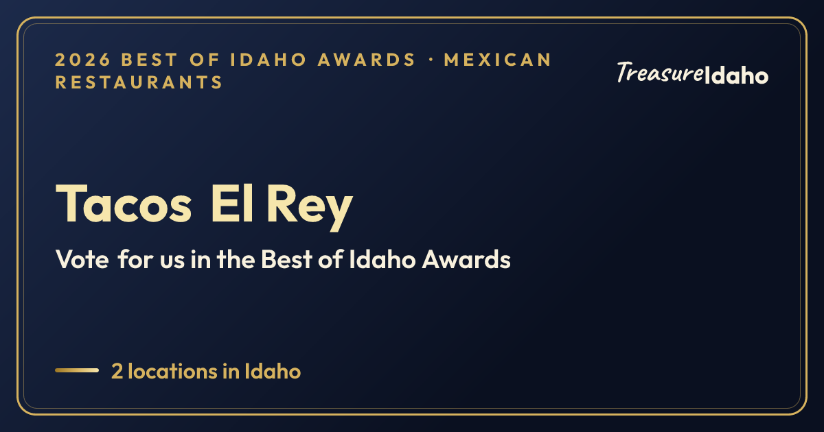 Vote for Tacos El Rey card for Mexican restaurants