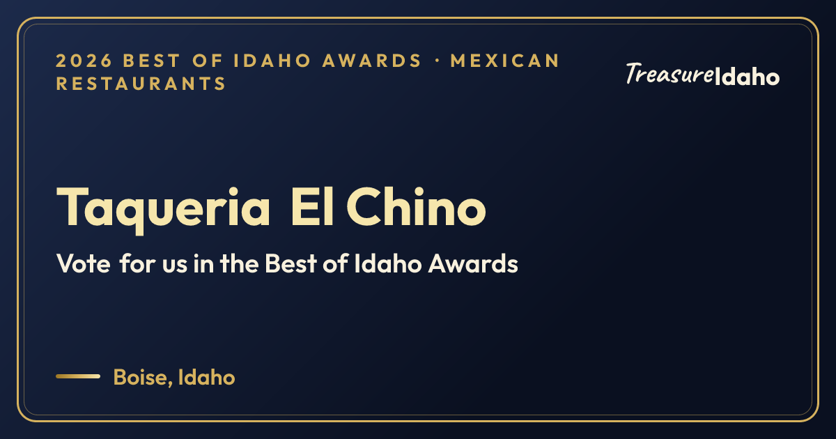 Vote for Taqueria El Chino card for Mexican restaurants