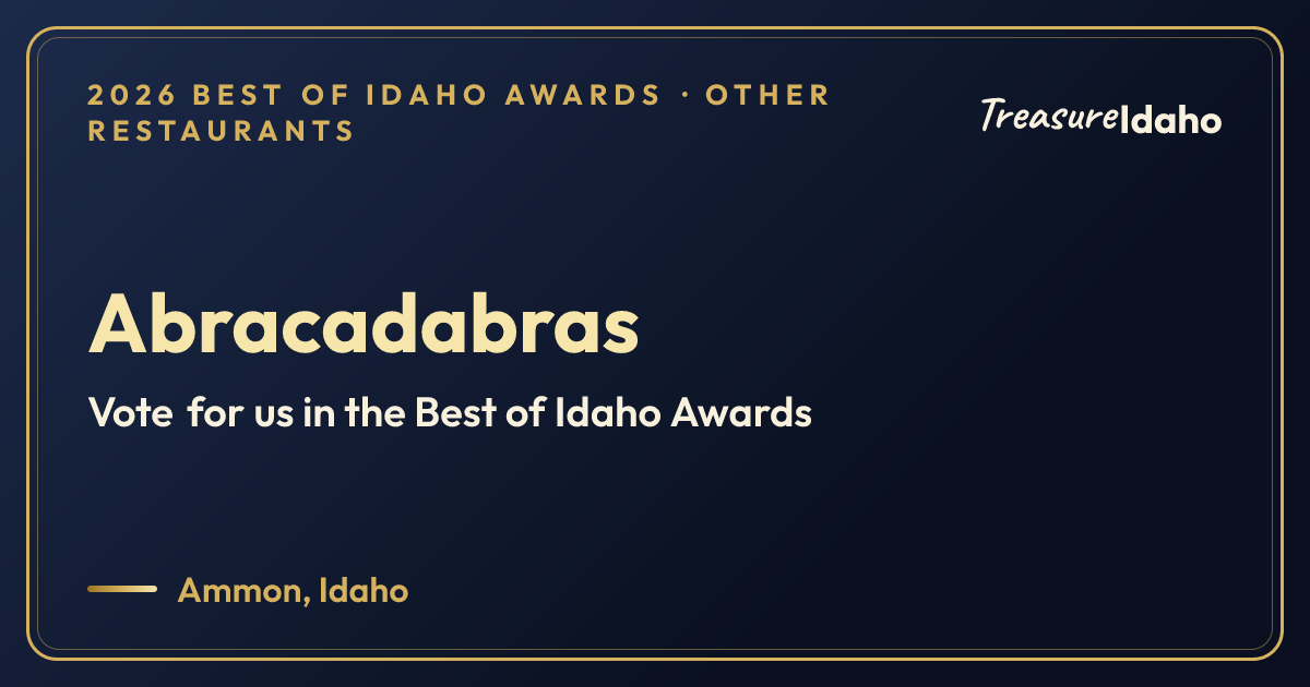Vote for Abracadabras card for Other restaurants