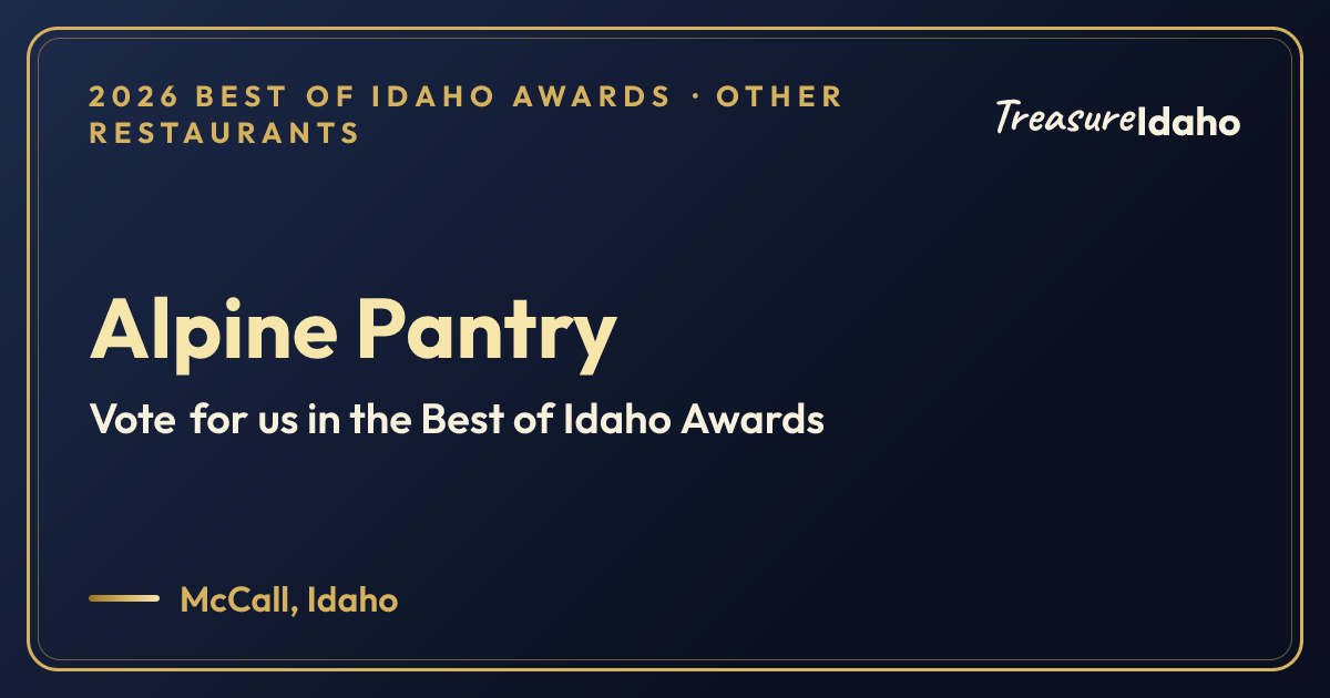 Vote for Alpine Pantry card for Other restaurants