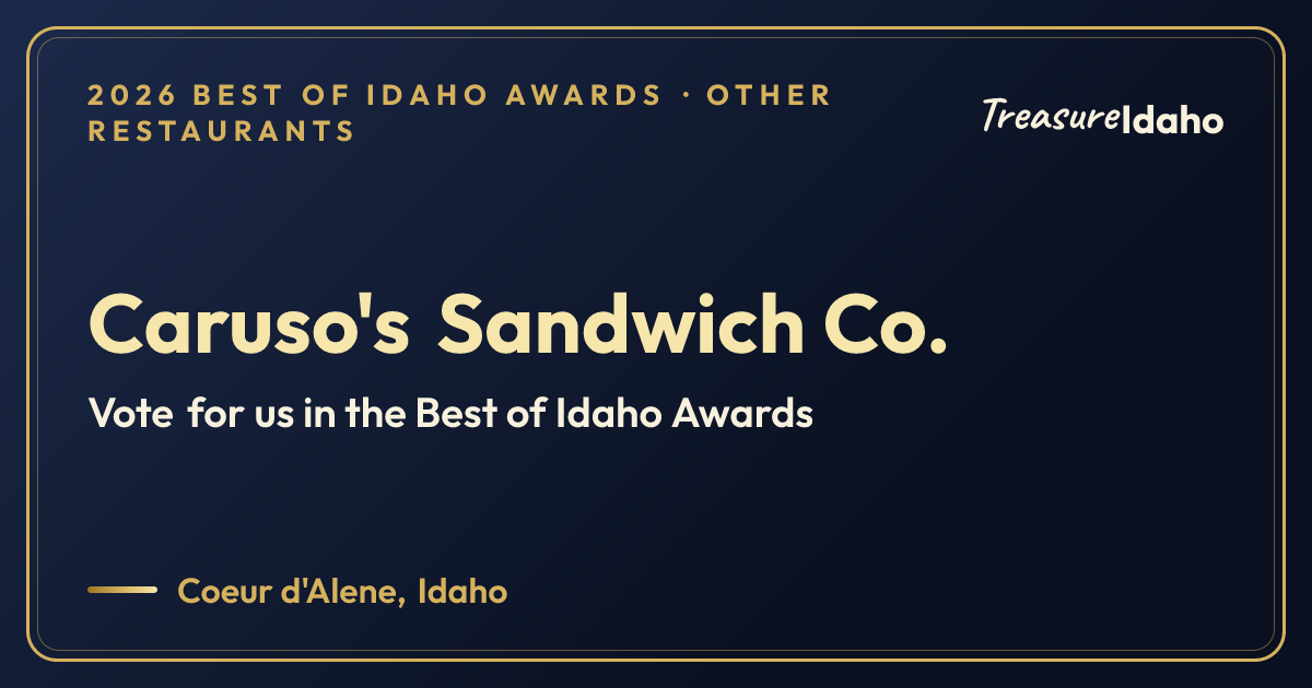 Vote for Caruso's Sandwich Co. card for Other restaurants