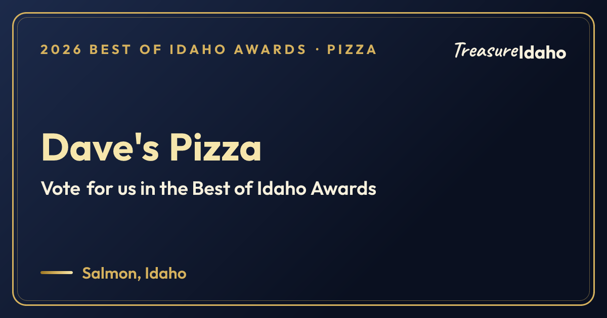 Vote for Dave's Pizza card for Pizza