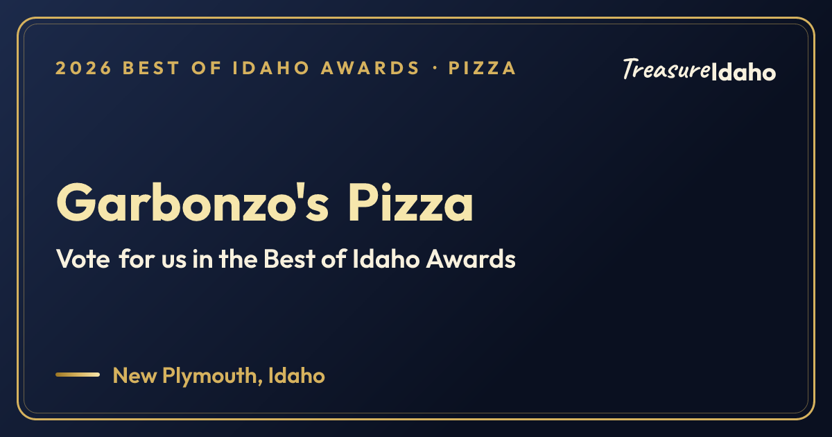 Vote for Garbonzo's Pizza card for Pizza