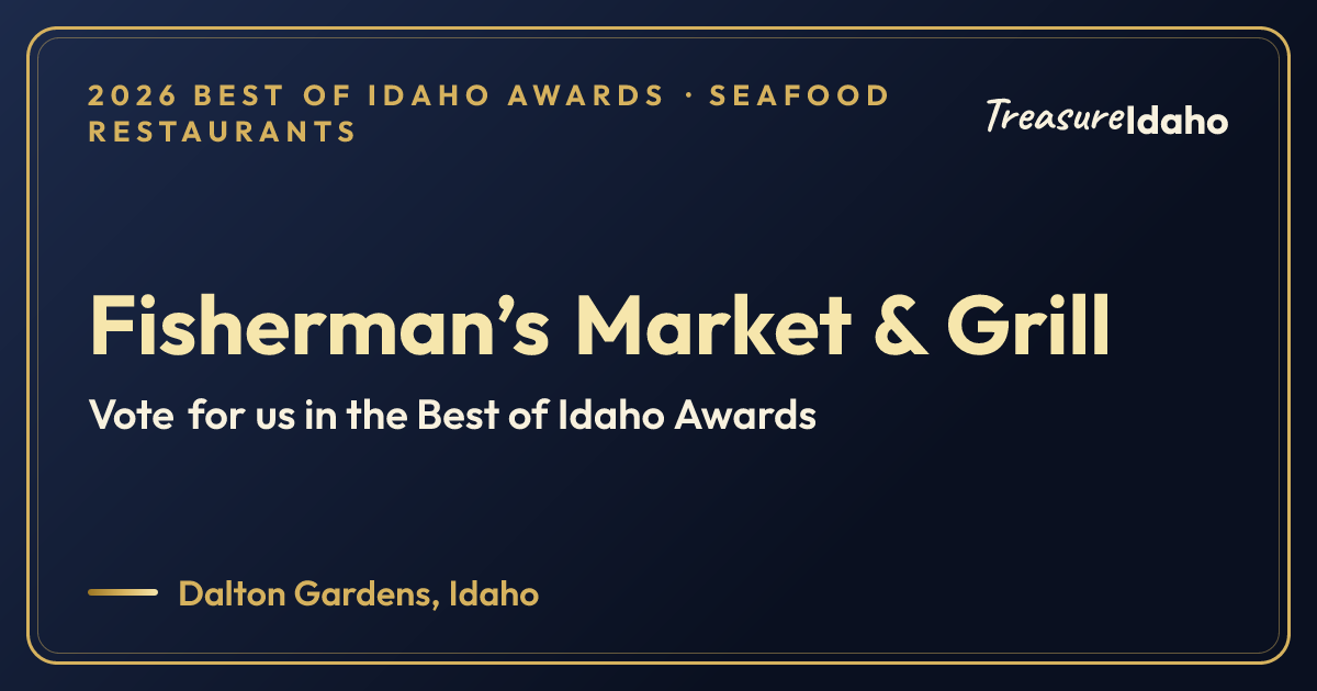 Vote for Fisherman’s Market & Grill card for Seafood restaurants