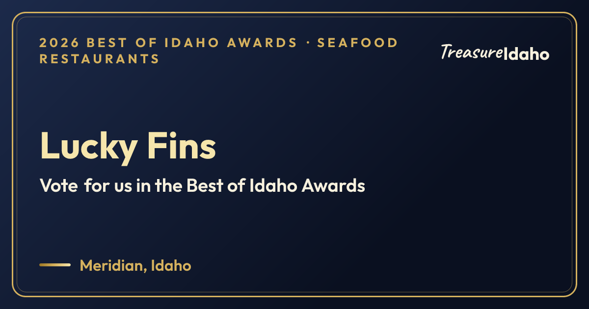 Vote for Lucky Fins card for Seafood restaurants