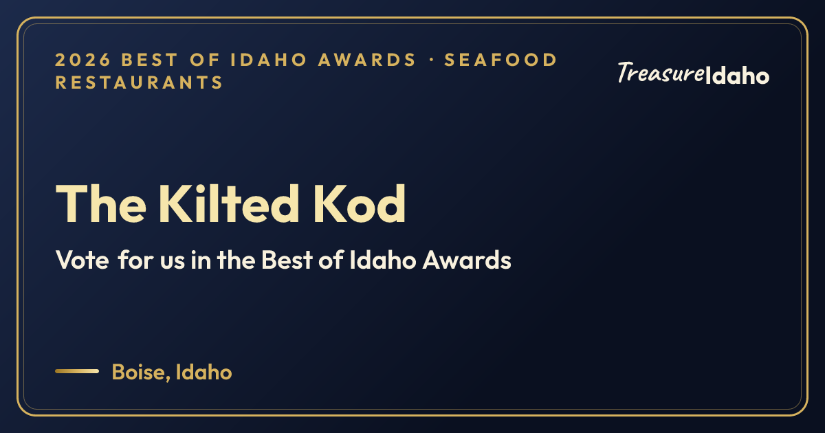 Vote for The Kilted Kod card for Seafood restaurants