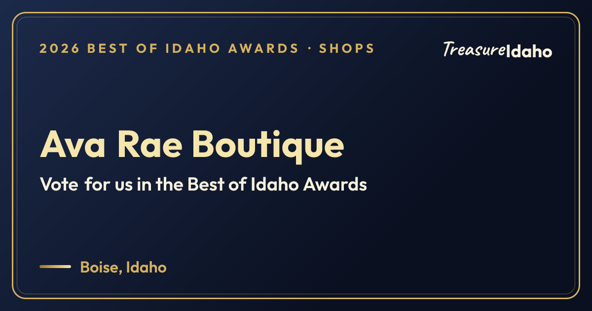 Vote for Ava Rae Boutique card for Shops