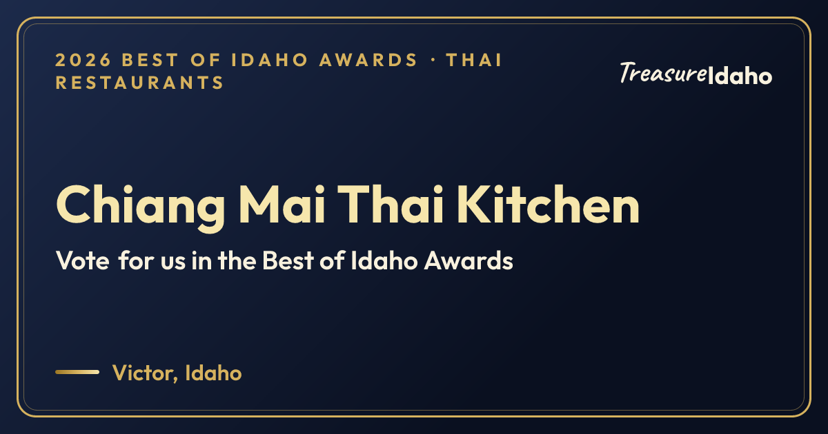Vote for Chiang Mai Thai Kitchen card for Thai restaurants