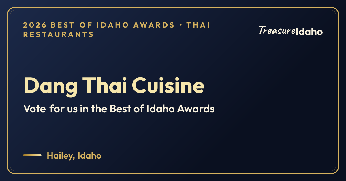 Vote for Dang Thai Cuisine card for Thai restaurants