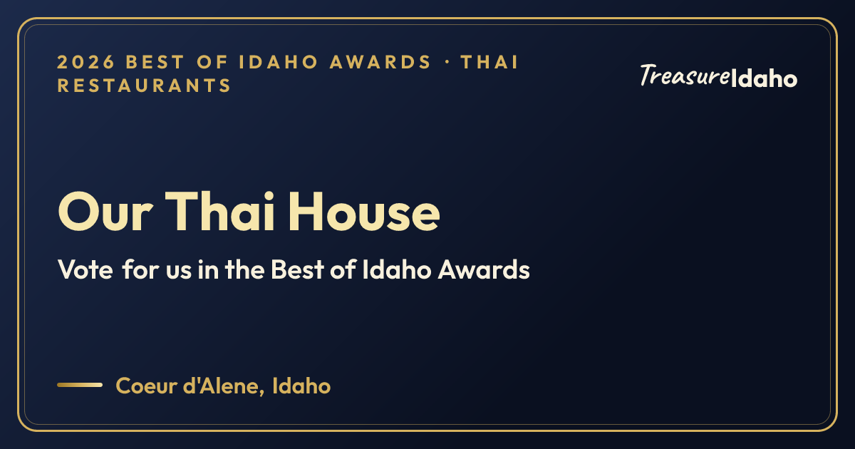 Vote for Our Thai House card for Thai restaurants
