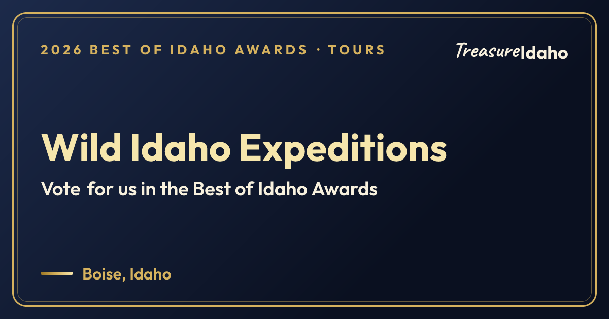 Vote for Wild Idaho Expeditions card for Tours
