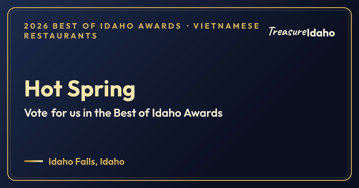 Vote for Hot Spring card for Vietnamese restaurants