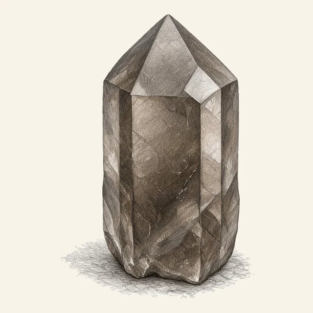 Sawtooth quartz