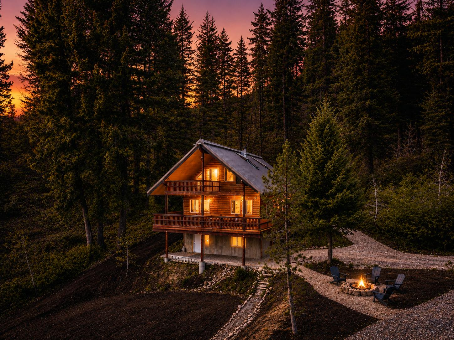 Lakeview Log Cabin