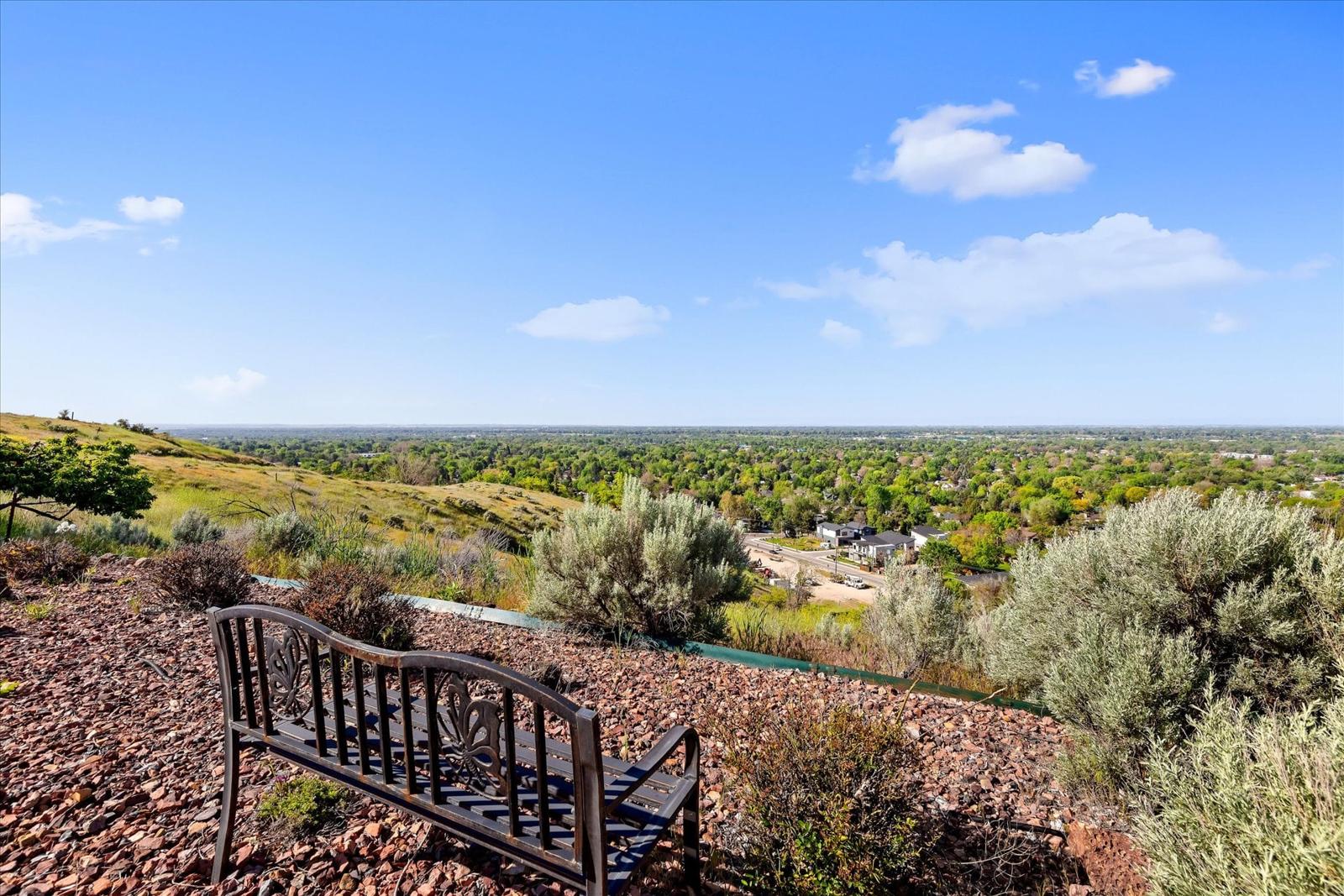 The Quail Ridge Overlook in Boise