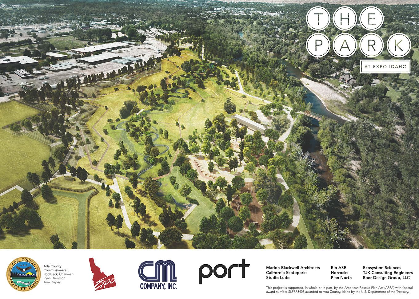 Boise Idaho to Open 50-Acre Green Space Called The Park at Expo Idaho by 2026