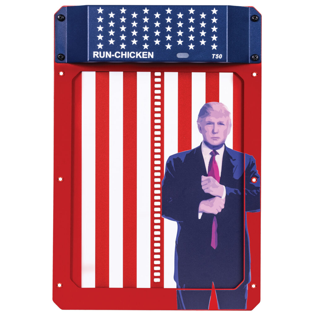 T50 RUN-CHICKEN Door – President Donald Trump