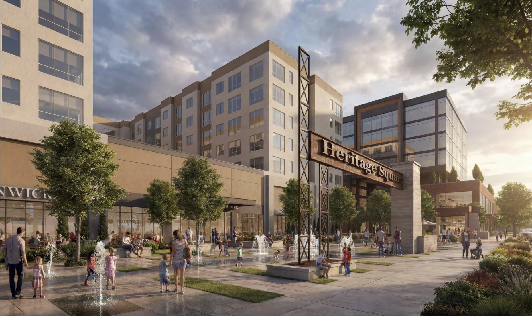 Heritage Square Mixed-Use Planned for Downtown Meridian, Idaho