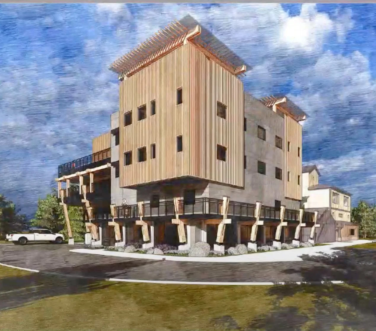 Downtown McCall Could See New Condos and Retail in Boat Works Expansion