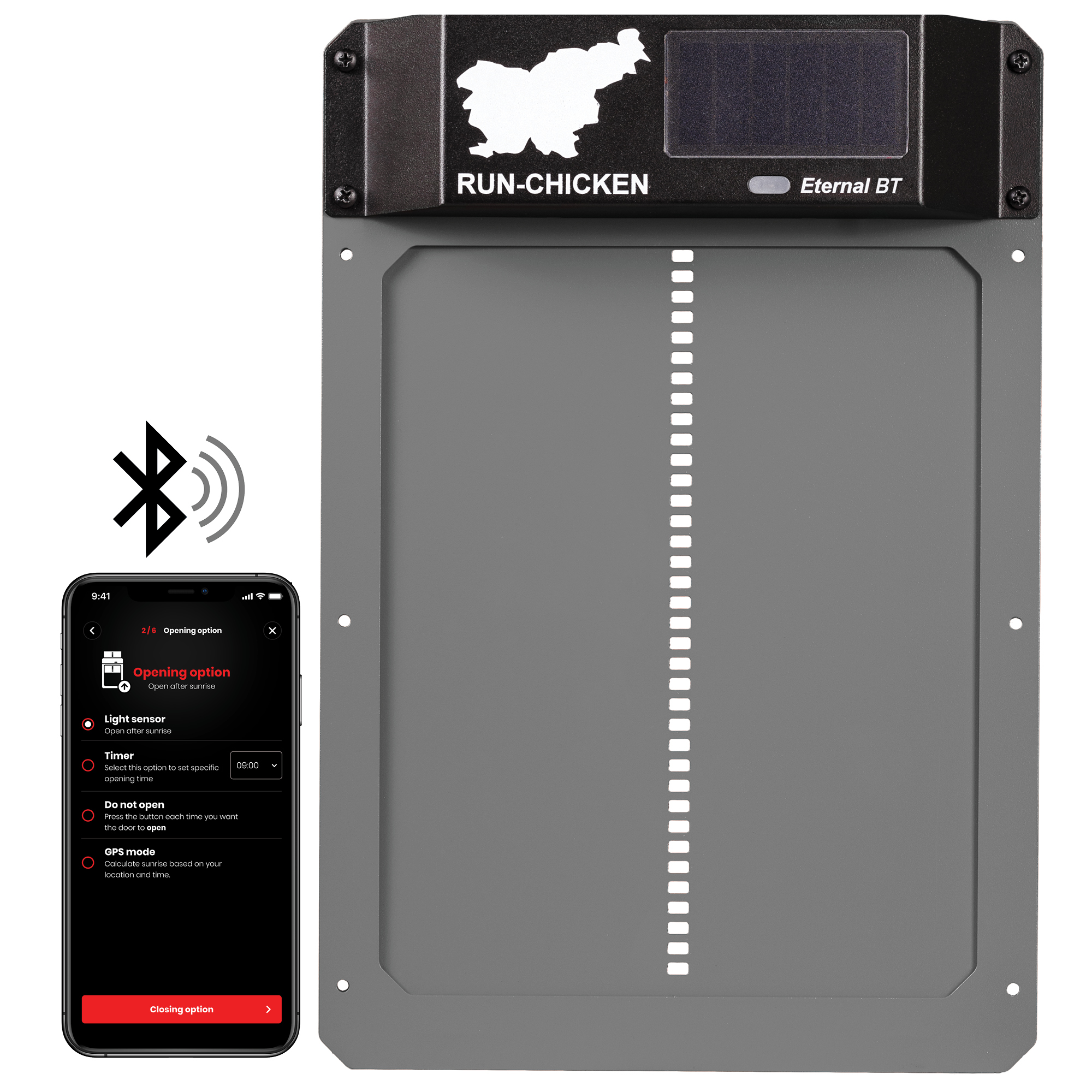 Eternal BT RUN-CHICKEN Door – Gray