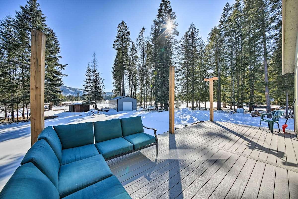 Family-Friendly Sagle Vacation Rental W Deck