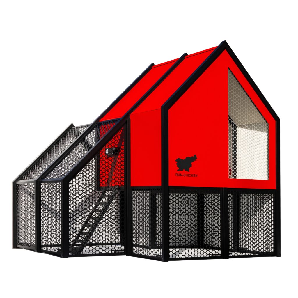 RUN-CHICKEN Villa – Smart Coop – Red