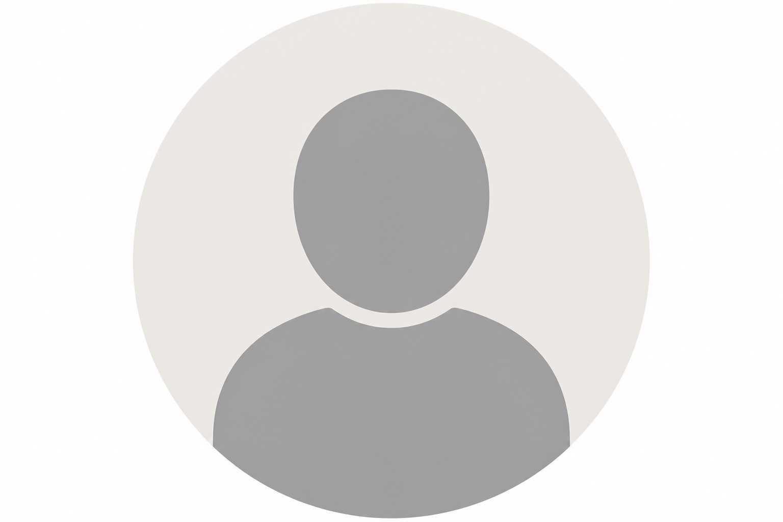 Default host silhouette placeholder