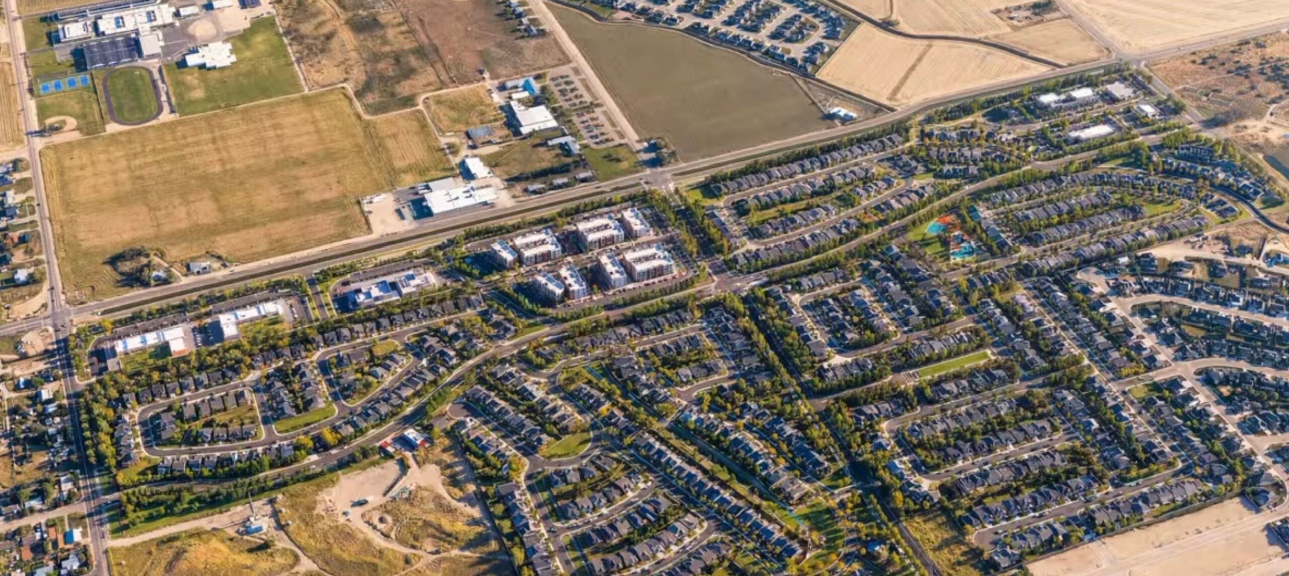 Rendering of Silverleaf community near Lake Lowell in Caldwell, Idaho — via M3 Companies